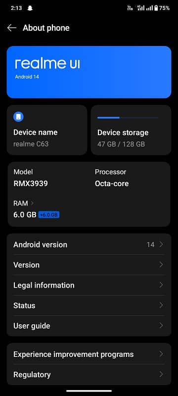 realme C63 | 6-128 GB 1