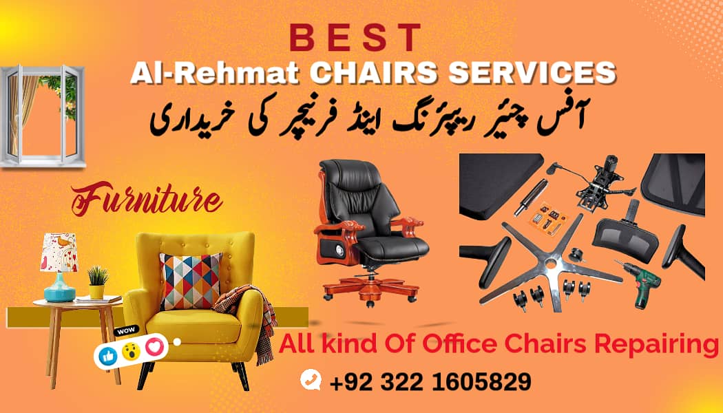 Office chair repair, Revolving chair repair, Chair repairing Near Me 1