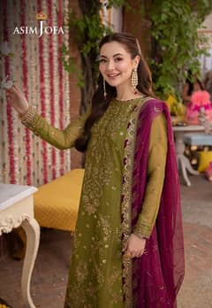 Embroidery Suit / 3pc suit / Ladies formal Collection 3-Piece Suit