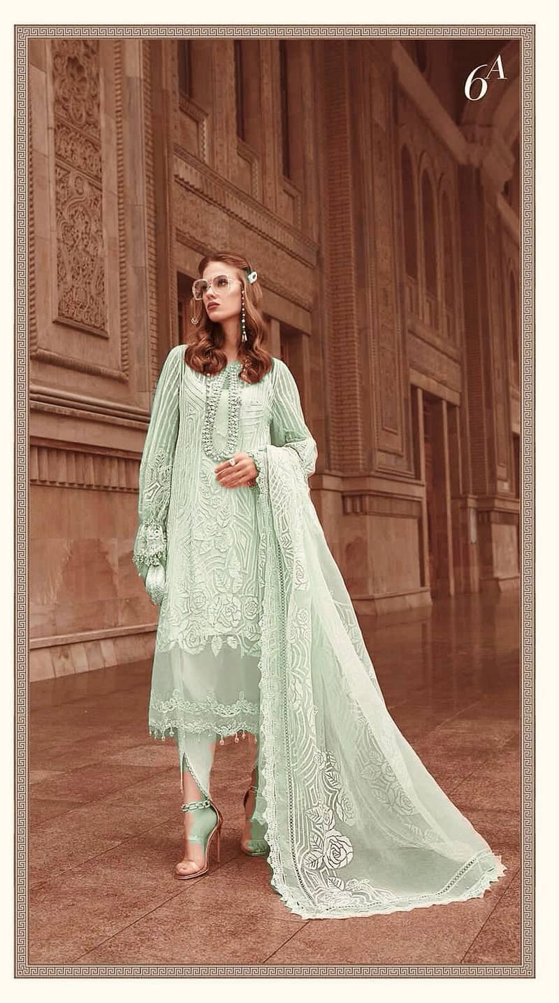 Embroidery Suit / 3pc suit / Ladies formal Collection 3-Piece Suit 3