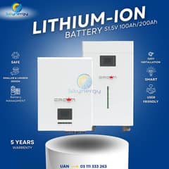 Lithium Batteries 51.2V-100Ah DYNESS/CROWN/SACRED SUN/NARADA/PYLONTECH