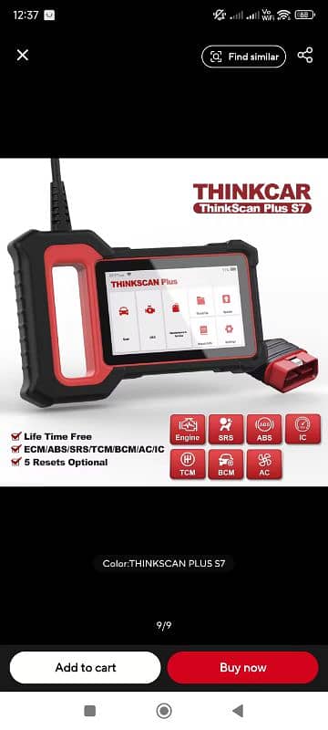 thinkscan s7 plus car scanner 5