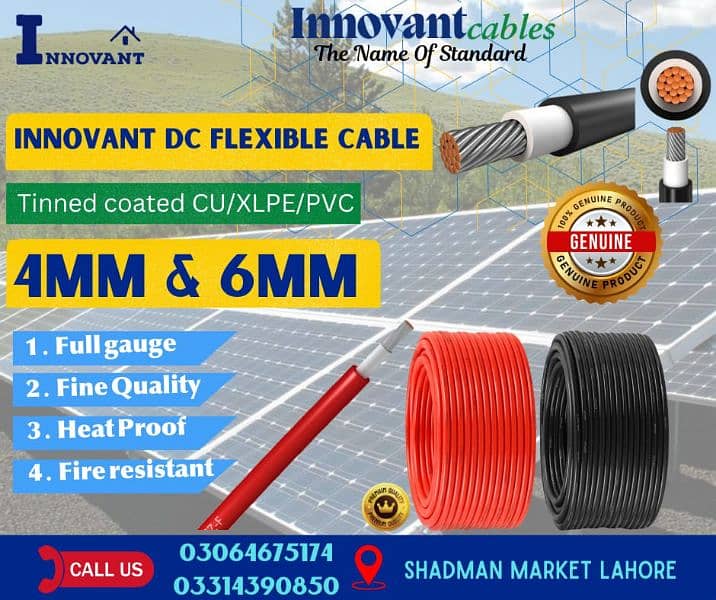 INNOVANT DC FLEXIBLE CABLE (4mm&6mm) 0