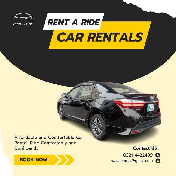 Self Rent a Car/car rental/rent a car/Altis/honda/Fortuner/Grande/ 1