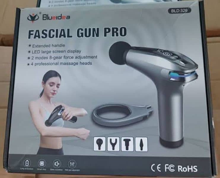 Original Fascial Gun Pro Deep Muscle Vibration Massager - 8 Speed 0