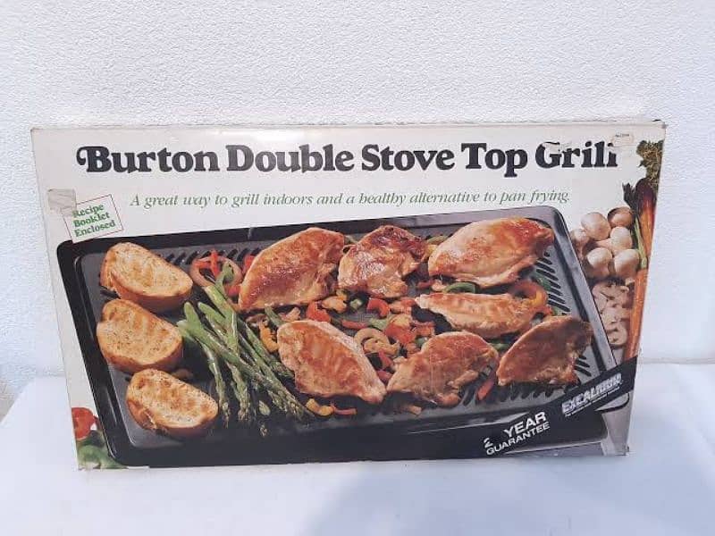 burton double stove top grill 0