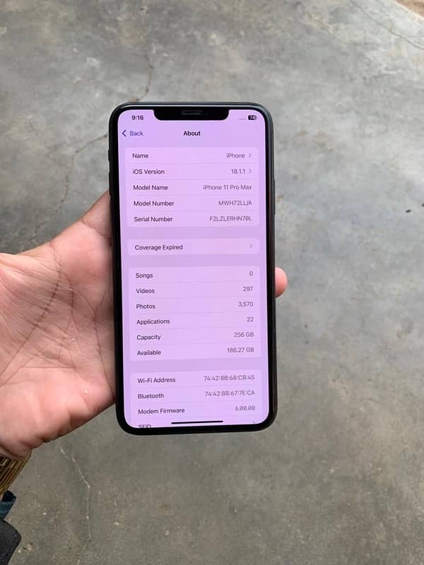 Iphone 11 Pro Max Non PTA ( JV ) 7