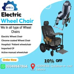 Electric Wheelchair Foldable| Motorized Reliable Wheel Chair Power