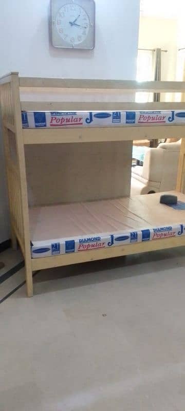 bunk bed with mattress 5