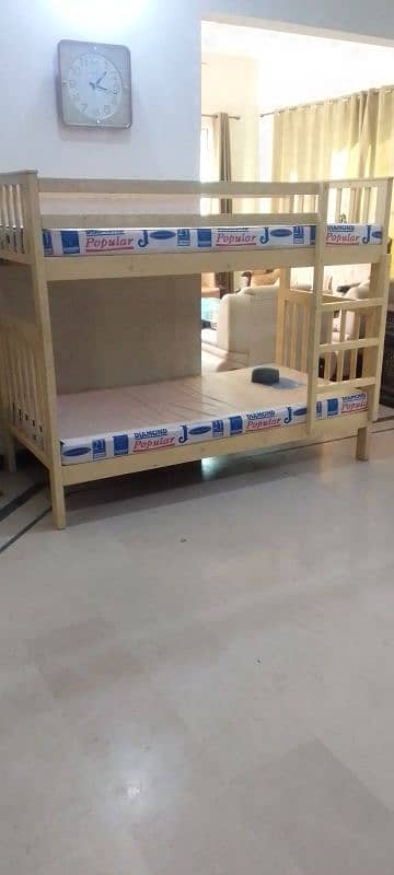 bunk bed with mattress 6