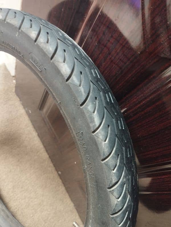 General Hurfun 8 Ply Back Tyre with Tube 70cc 4