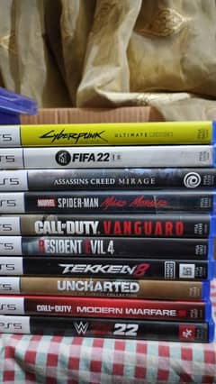 PS4/PS5 Games Available Playstation CDs Disks