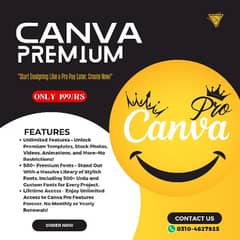 Canva Pro – Unlimited Features, Unlimited Creativity!