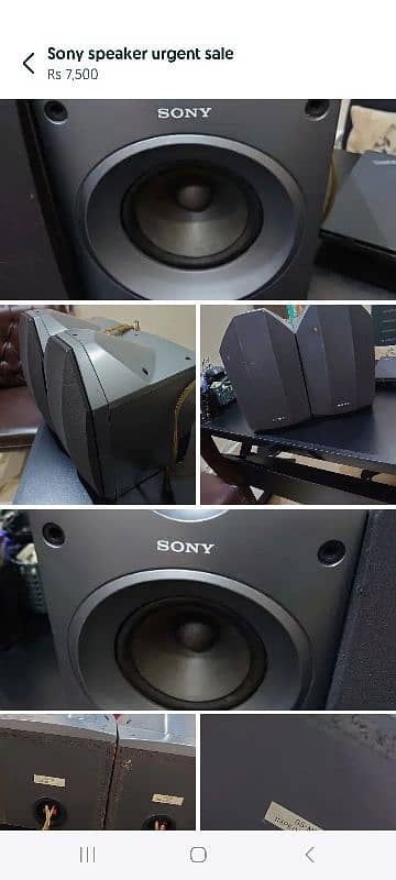 original Sony SS M2 speakers 6