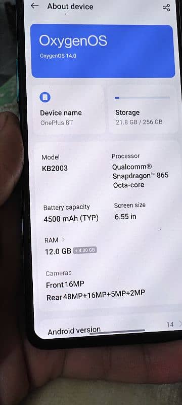 OnePlus 8T 12/256 4