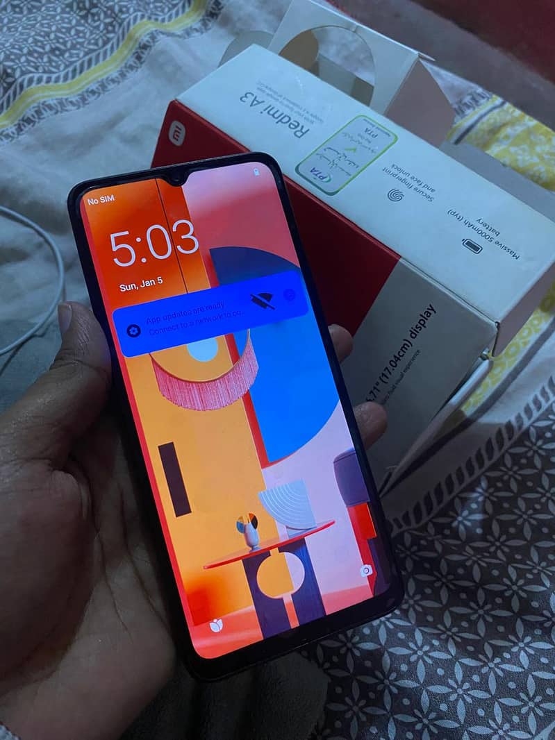 Redmi a3 4/128 with box charger 5