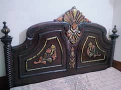 wooden Double bed