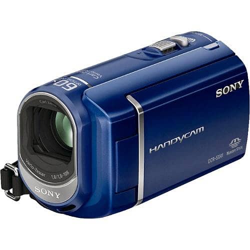 Sony DCR-SX41 8GB Handycam Camcorder (Blue) 0