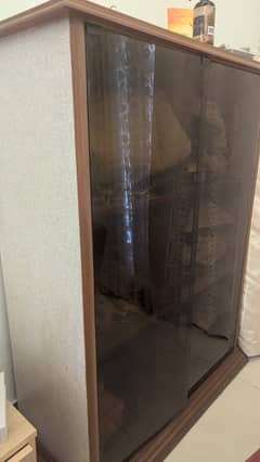 Glass door cabinet/ cupboard for sale