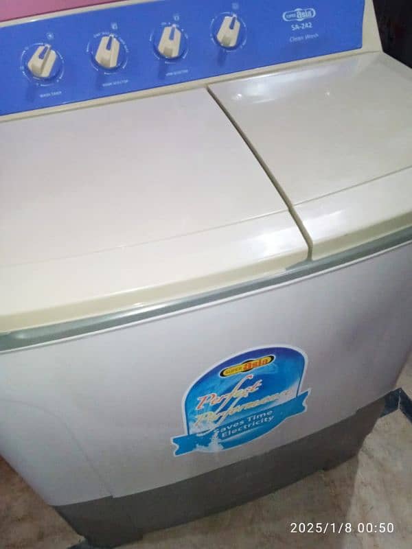 haier washing machine twin tub model no: HWM 80-100S 2