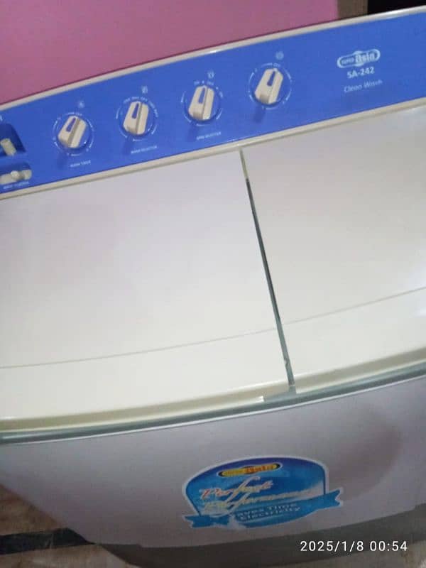 haier washing machine twin tub model no: HWM 80-100S 17