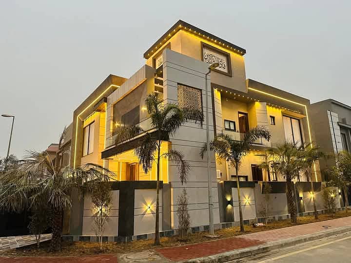 13.5 Marla Corner Brand New Ultra Luxury House for sale in Iqbal Block Bahria Town Lahore 1