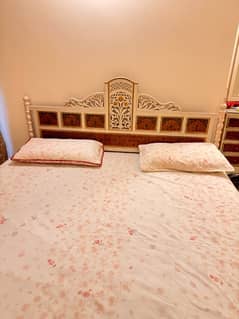 Wooden bed set from Haroons