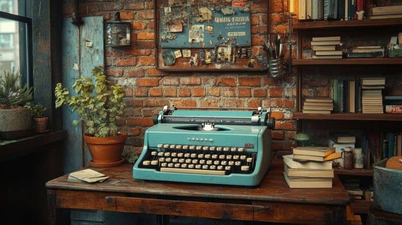Portable smart Executive Typewriter with cover case 12