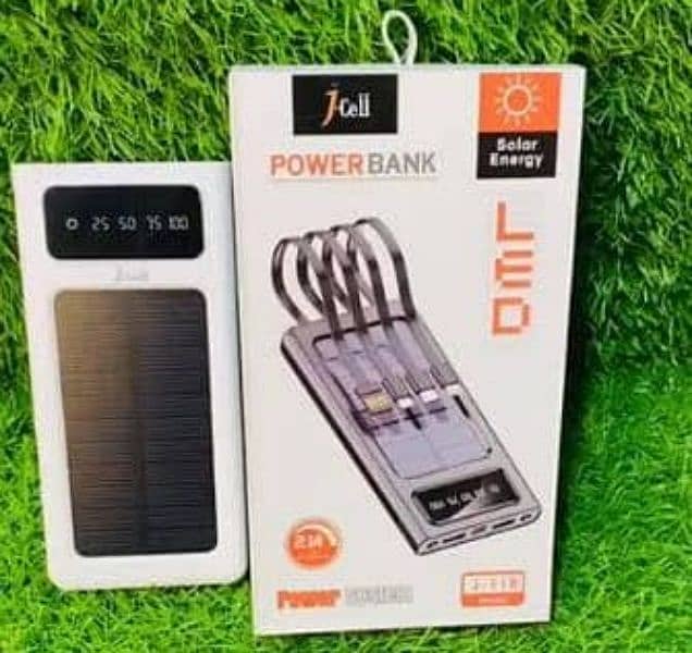 10000 MAH solar power bank 0