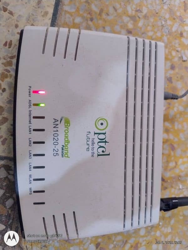 Ptcl router+40 gaz internet cable 2