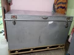 steel trunk with stand