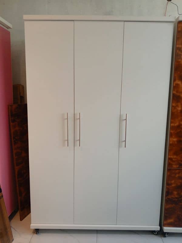 3 door almari/ wood works/cupboard /wardrobe for sale/almarih/colorful 0