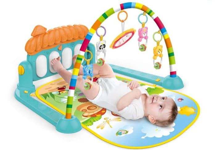 Baby Piano Gym: Multi-Stage Musical Mat for Tummy Time, Crawling & FUN 5