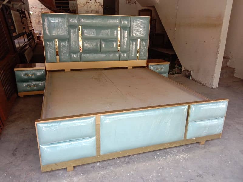 Brand New brass bed/double bed/side table/dressing table/ 11