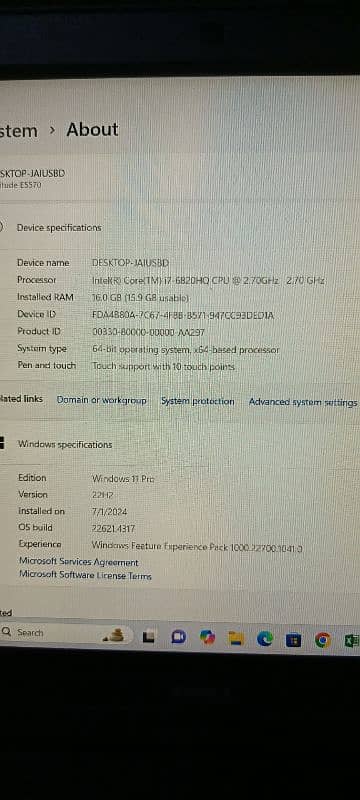 Dell Latitude E5570, i7, 6 generation 5