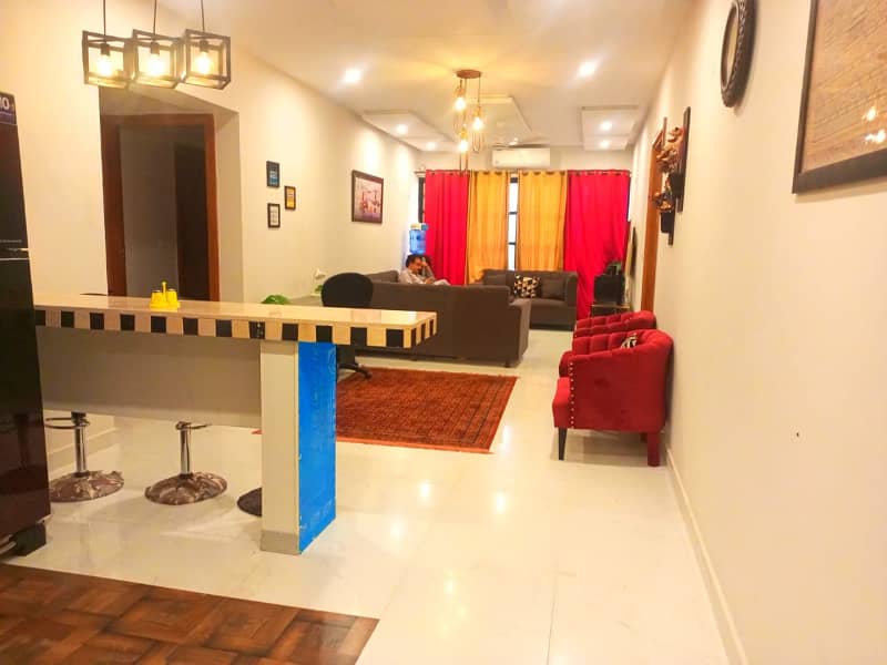 Sector I Three Bed Apartment Fully Furnished For Rent In Bahria Enclave Islamabad 0