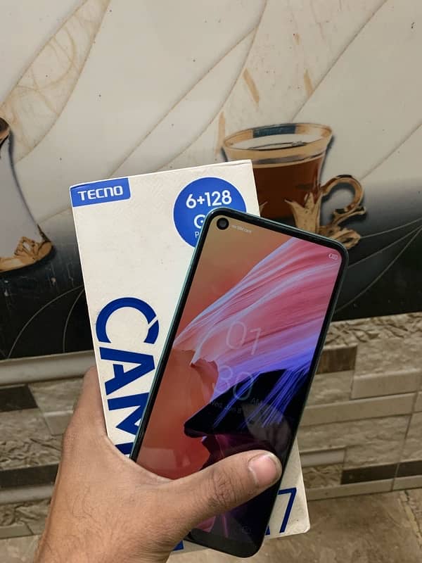 tacno camon 17 6/128GB 5000mh battery with box 3