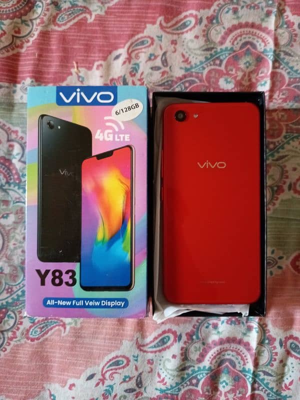 vivo y83 6gb ,/128 pta approved 2