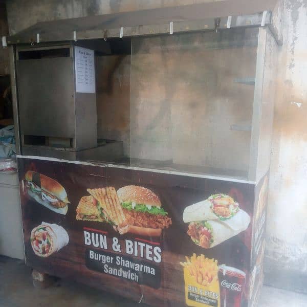 Burger shawarma counter for sale 2