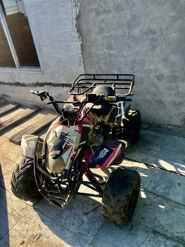 ATV/Quad bike with gear full size 0