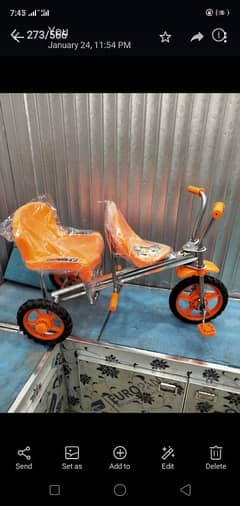 Baby tricycle good looking pure quality