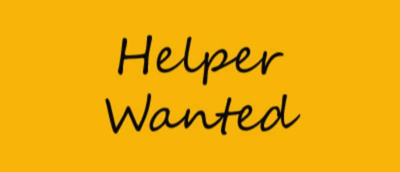 Helper Required 0