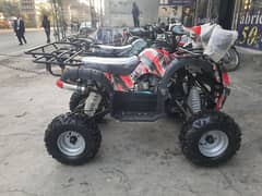 New 124cc atv quad 4 wheels home delivery all Pakistan