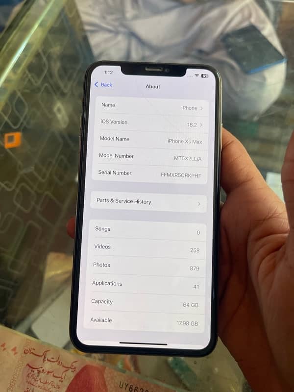 Iphone Xs max non pta 64 gb face id true tone okay exchange possible 3