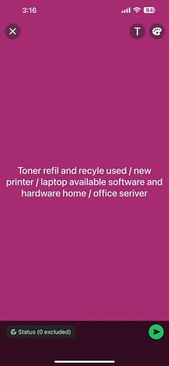 Toner refil and recyle