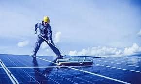 Solar panel wash services /Solar panel cleaning services/ solar panel 1