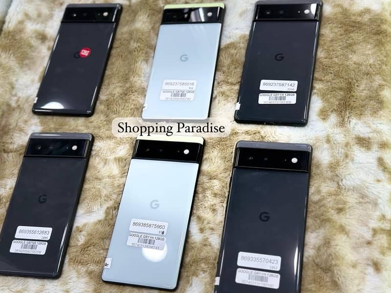 GOOGLE PIXEL 6 PTA APPROVE FRESH CONDITION PAPER KIT 6