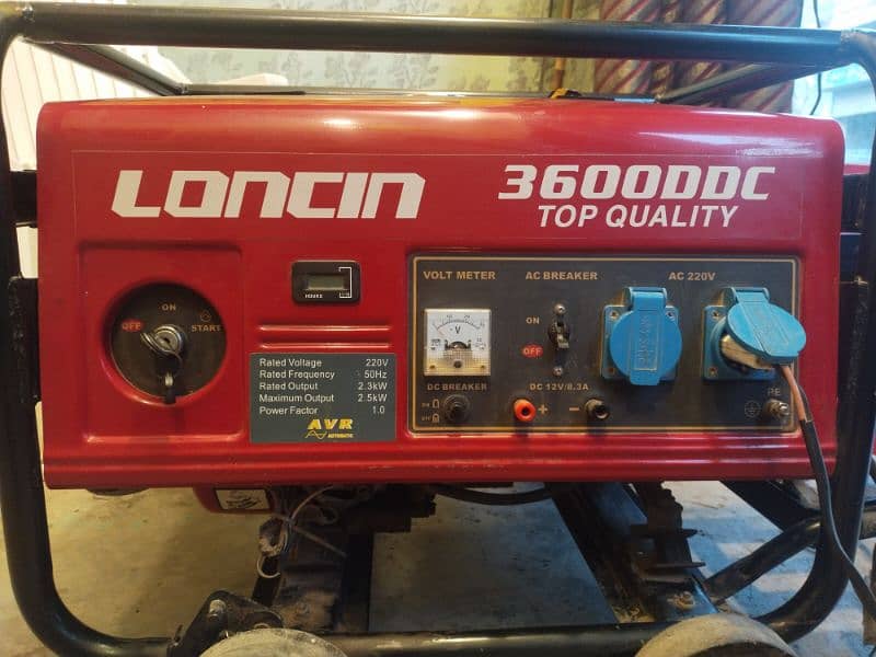 Loncin generator 2.5kv 1