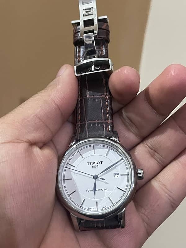 Tissot powermatic 80 with Leather Strap, Master Lock 7