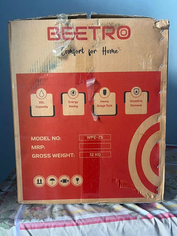 Beetro electric water heater 1